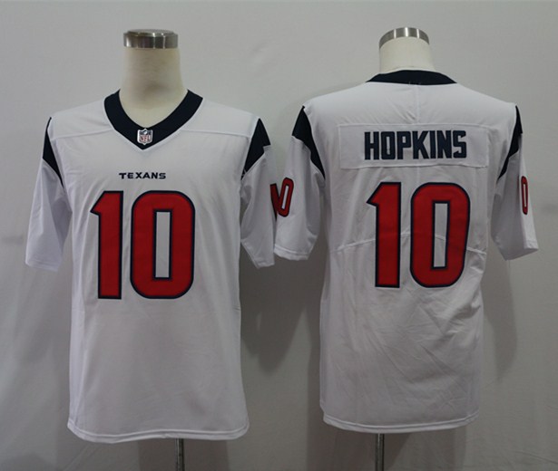 Men's Houston Texans DeAndre Hopkins #10 White Jersey
